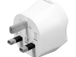 ADAPTER PODRÓŻNY Z EUROPEJSKIM GNIAZDEM I ANGIELSKĄ WTYCZKĄ, EUROPA - UK