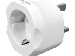 ADAPTER PODRÓŻNY Z EUROPEJSKIM GNIAZDEM I ANGIELSKĄ WTYCZKĄ, EUROPA - UK