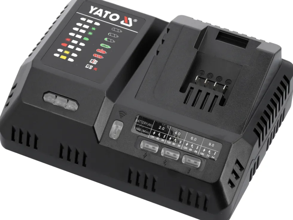 ŁADOWARKA INTELIGENTNA SYSTEM YATO 18V 12A SUPERSZYBKA
