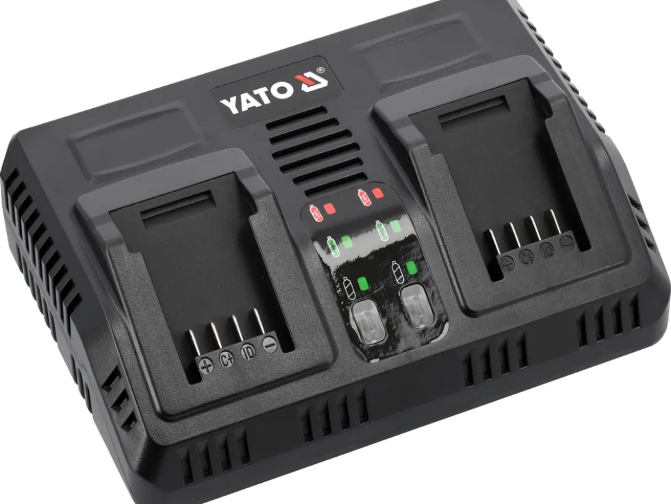 ŁADOWARKA PODWÓJNA SYSTEM YATO 18V 2,4A