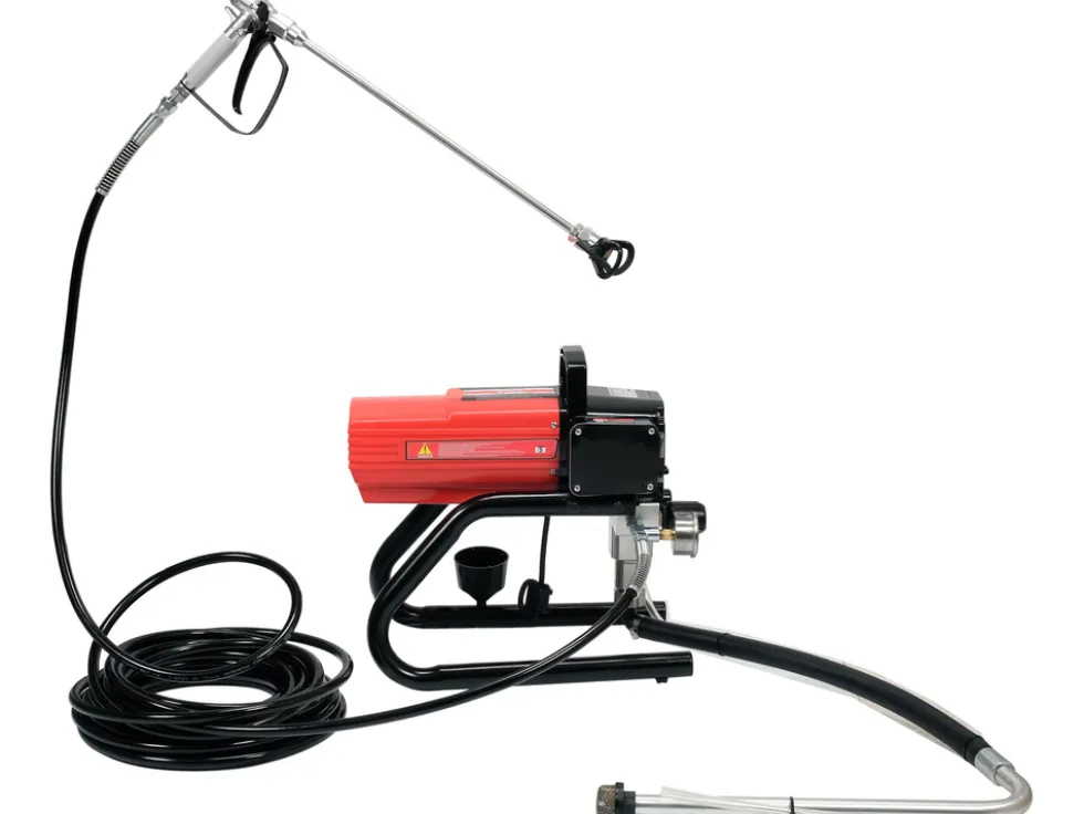 AGREGAT MALARSKI HYDRODYNAMICZNY 480W PRZEPŁYW 2,1L/MIN W ZESTAWIE Z PRZEDŁUŻKĄ 300MM