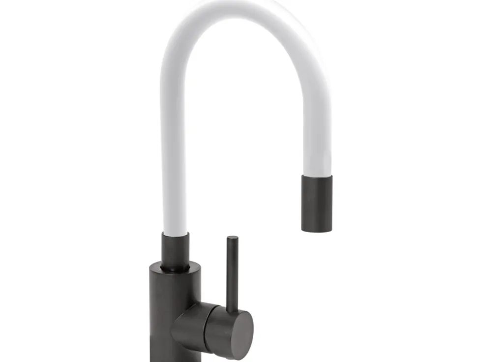 BATERIA ZLEW. 'BLACK FLEXIBLE' BIAŁA