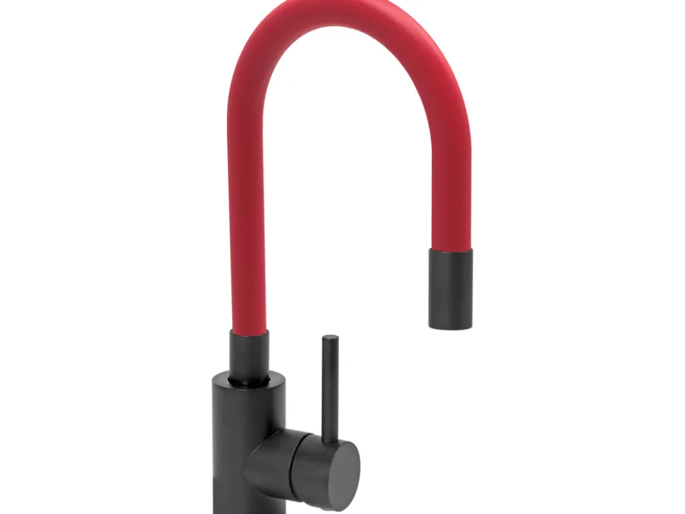 BATERIA ZLEW. 'BLACK FLEXIBLE' CZERWONA