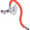BATERIA ZLEWOZMYWAKOWA ŚCIENNA Z ELASTYCZNĄ WYLEWKĄ FLEXIBLE RED
