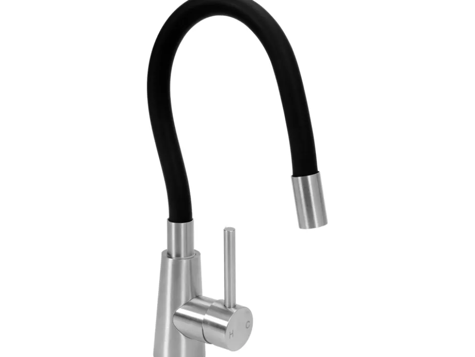 BATERIA ZLEWOZMYWAKOWA FLEXIBLE STEELY BLACK