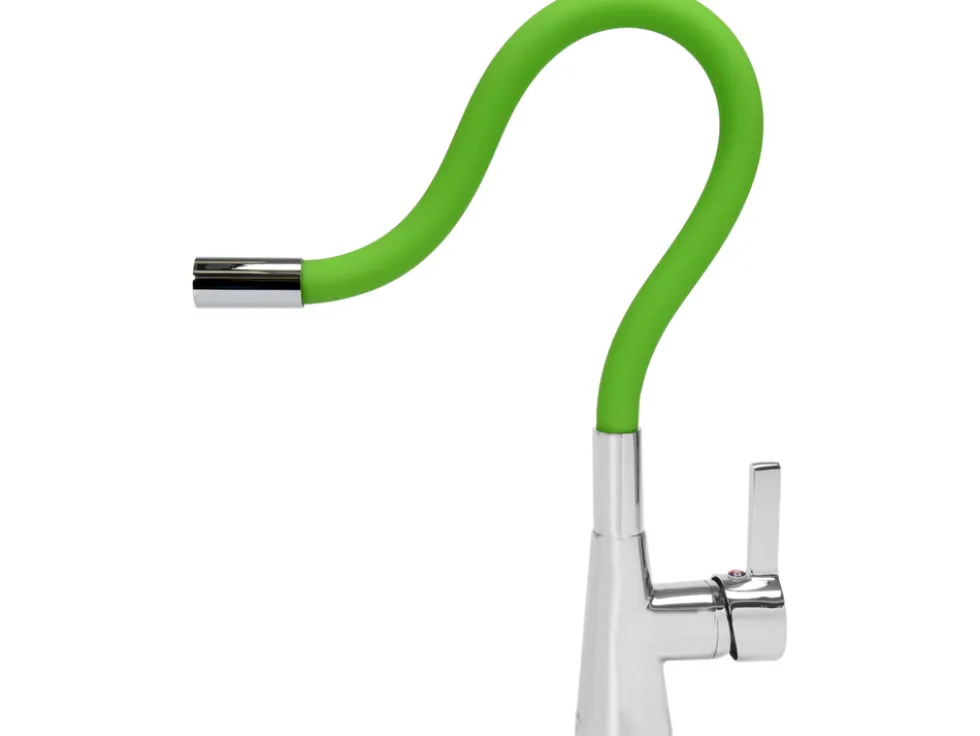 BATERIA ZLEWOZMYWAKOWA Z ELASTYCZNĄ WYLEWKĄ- 'FLEXIBLE' GREEN