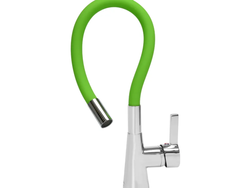 BATERIA ZLEWOZMYWAKOWA Z ELASTYCZNĄ WYLEWKĄ- 'FLEXIBLE' GREEN