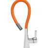 BATERIA ZLEWOZMYWAKOWA Z ELASTYCZNĄ WYLEWKĄ- 'FLEXIBLE' ORANGE