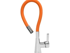 BATERIA ZLEWOZMYWAKOWA Z ELASTYCZNĄ WYLEWKĄ- 'FLEXIBLE' ORANGE