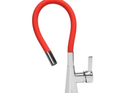 BATERIA ZLEWOZMYWAKOWA Z ELASTYCZNĄ WYLEWKĄ- 'FLEXIBLE' RED