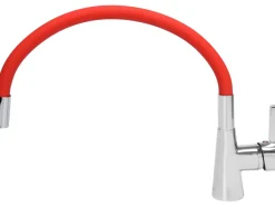 BATERIA ZLEWOZMYWAKOWA Z ELASTYCZNĄ WYLEWKĄ- 'FLEXIBLE' RED