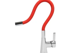BATERIA ZLEWOZMYWAKOWA Z ELASTYCZNĄ WYLEWKĄ- 'FLEXIBLE' RED