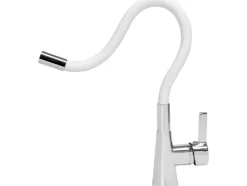 BATERIA ZLEWOZMYWAKOWA Z ELASTYCZNĄ WYLEWKĄ- 'FLEXIBLE' WHITE