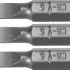 BITY 1/4"X25 MM, 5MM 3 SZT