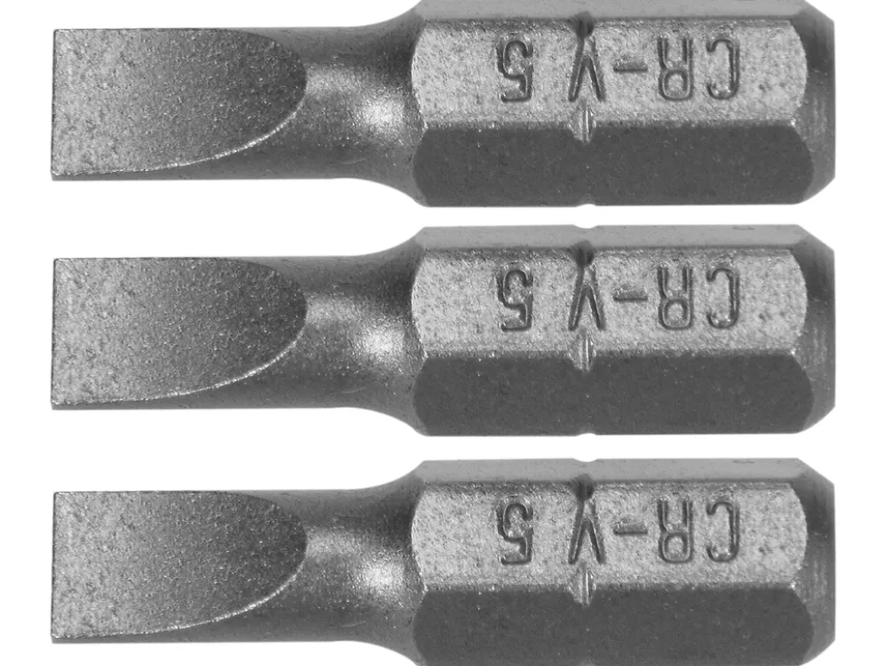 BITY 1/4"X25 MM, 5MM 3 SZT