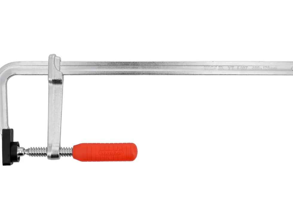 ŚCISK STOLARSKI, KUTY 400X120 MM