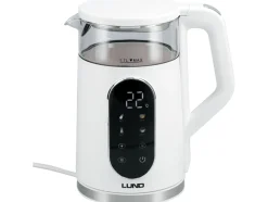 CZAJNIK ELEKTRYCZNY 1,7L, REGULACJA TEMPERATURY, BIAŁY