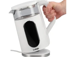 CZAJNIK ELEKTRYCZNY 1,7L, REGULACJA TEMPERATURY, BIAŁY