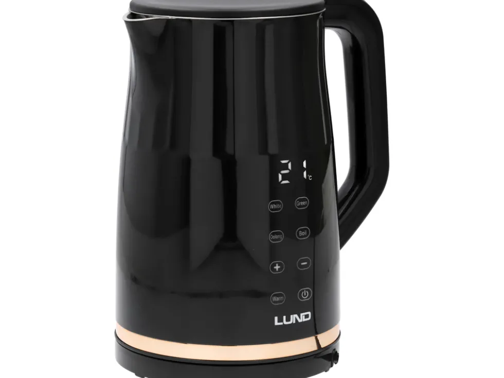 CZAJNIK EL. 1,7L, REGULACJA TEMPERATURY, CZARNY