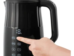 CZAJNIK EL. 1,7L, REGULACJA TEMPERATURY, CZARNY