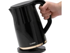 CZAJNIK EL. 1,7L, REGULACJA TEMPERATURY, CZARNY