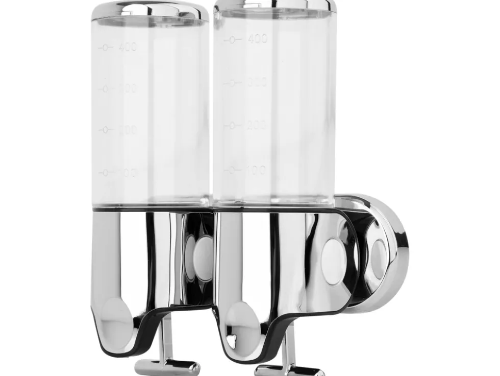 DOZOWNIK MYDŁA W PŁYNIE NAŚCIENNY 2X500 ML CHROM