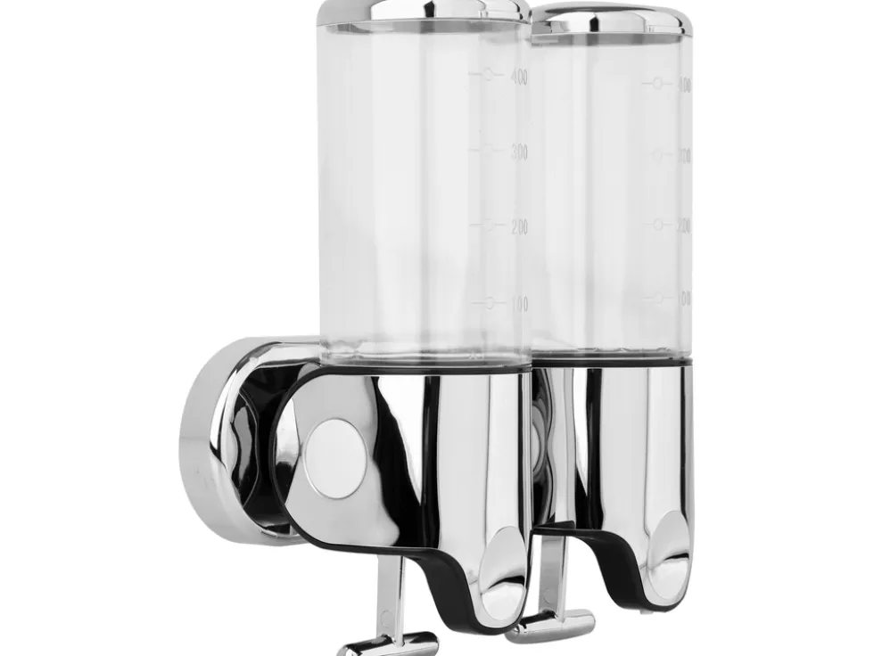DOZOWNIK MYDŁA W PŁYNIE NAŚCIENNY 2X500 ML CHROM
