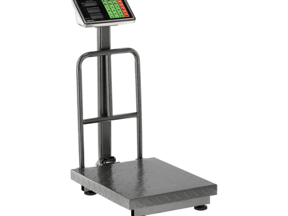 ELEKTRONICZNA WAGA PLATFORMOWA 300KG/50G