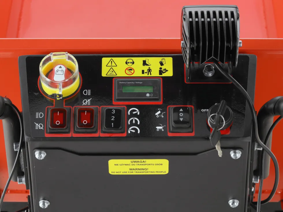 ELEKTRYCZNE WOZIDŁO ŁADOWNOŚĆ 500 KG, 48V 32AH, 1000W