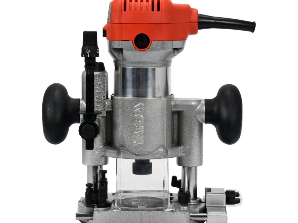 FREZARKA KRAWĘDZIOWA 710W DO LAMINATÓW + SANKI PROWADZĄCE,NA FREZY 6MM I 8MM