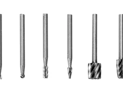 FREZY HSS DO MINISZLIFIEREK, 6 SZT., UCHWYT 3,2 MM
