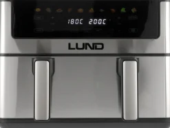 FRYTKOWNICA BEZTŁUSZCZOWA AIR FRYER 2600W 10L STAL NIERDZEWNA, CZARNA