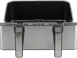 FRYTKOWNICA BEZTŁUSZCZOWA AIR FRYER 2600W 10L STAL NIERDZEWNA, CZARNA