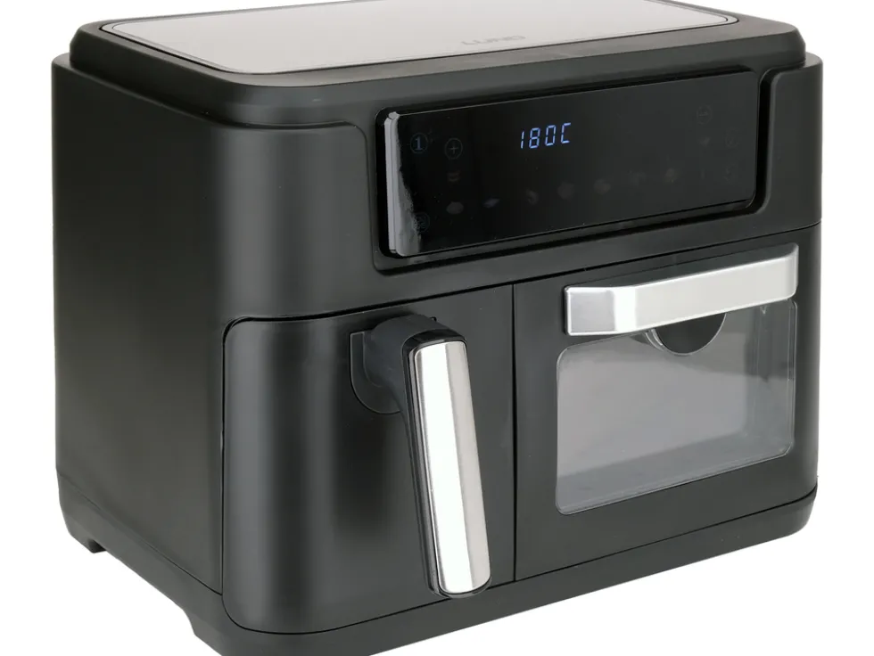 FRYTKOWNICA BEZTŁUSZCZOWA AIR FRYER 2400W 3,5L+7,5L CZARNA