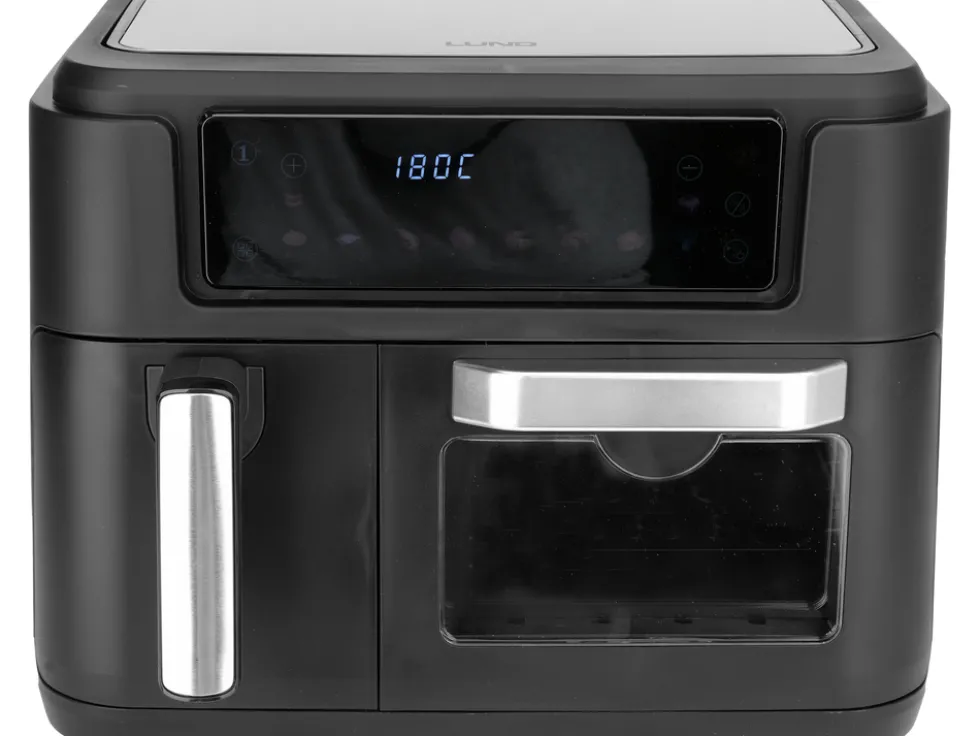 FRYTKOWNICA BEZTŁUSZCZOWA AIR FRYER 2400W 3,5L+7,5L CZARNA