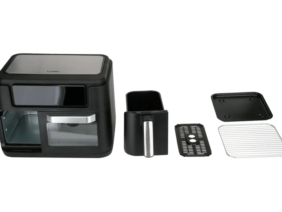 FRYTKOWNICA BEZTŁUSZCZOWA AIR FRYER 2400W 3,5L+7,5L CZARNA