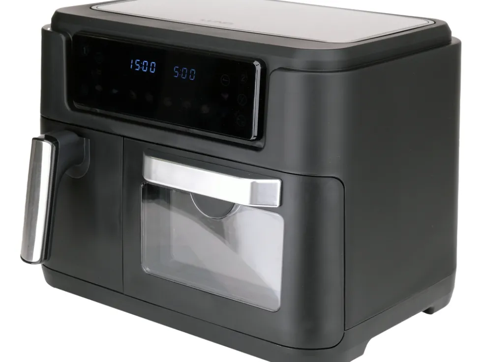 FRYTKOWNICA BEZTŁUSZCZOWA AIR FRYER 2400W 3,5L+7,5L CZARNA