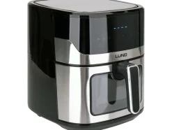 FRYTKOWNICA BEZTŁUSZCZOWA AIR FRYER 1600W 6,5L CZARNA, STAL NIERDZEWNA