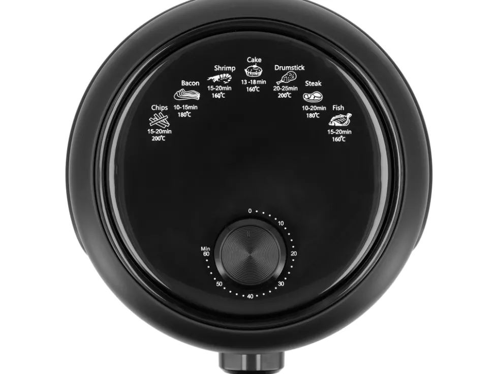 FRYTKOWNICA BEZTŁUSZCZOWA AIR FRYER 1000W 2,6L CZARNA