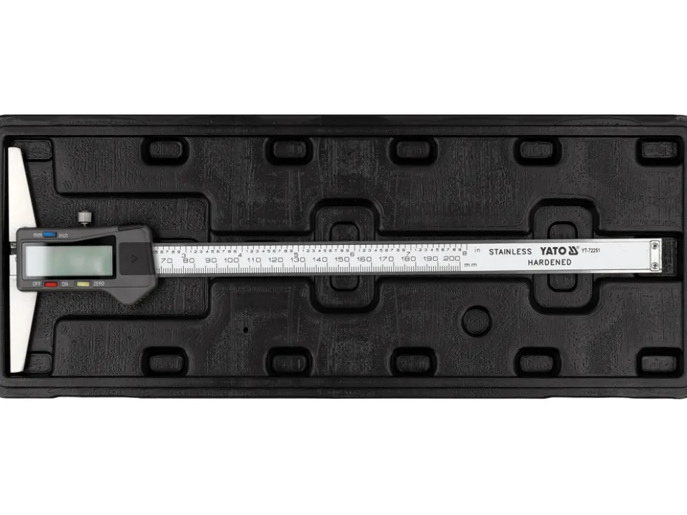 GŁĘBOKOŚCIOMIERZ ELEKTRONICZNY 200 MM
