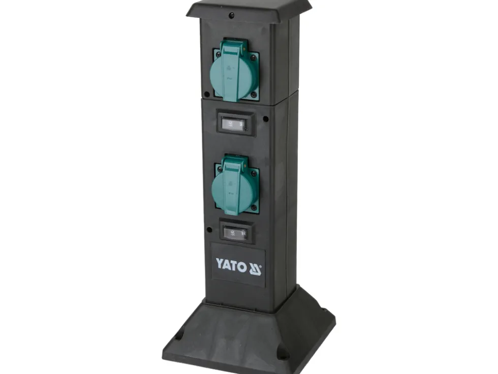 GNIAZDO OGRODOWE SŁUPEK PP IP44 4X230V