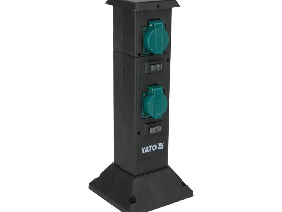 GNIAZDO OGRODOWE SŁUPEK PP IP44 4X230V
