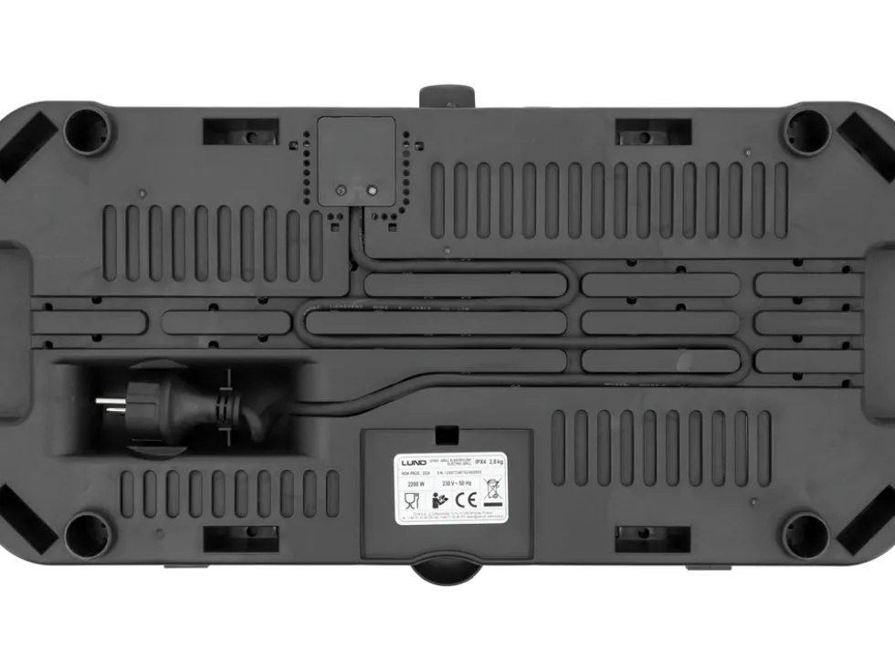 GRILL ELEKTRYCZNY, STOJĄCY 2200W 50 X 25CM