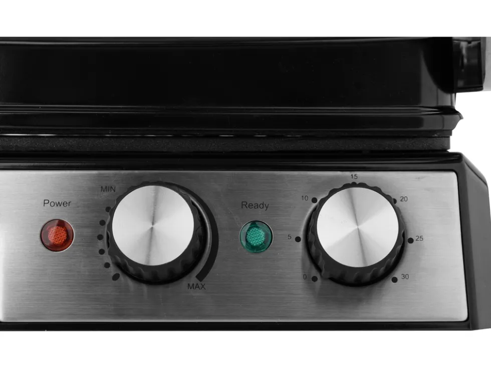 GRILL ELEKTRYCZNY 2000W, 29,5X24CM, TIMER