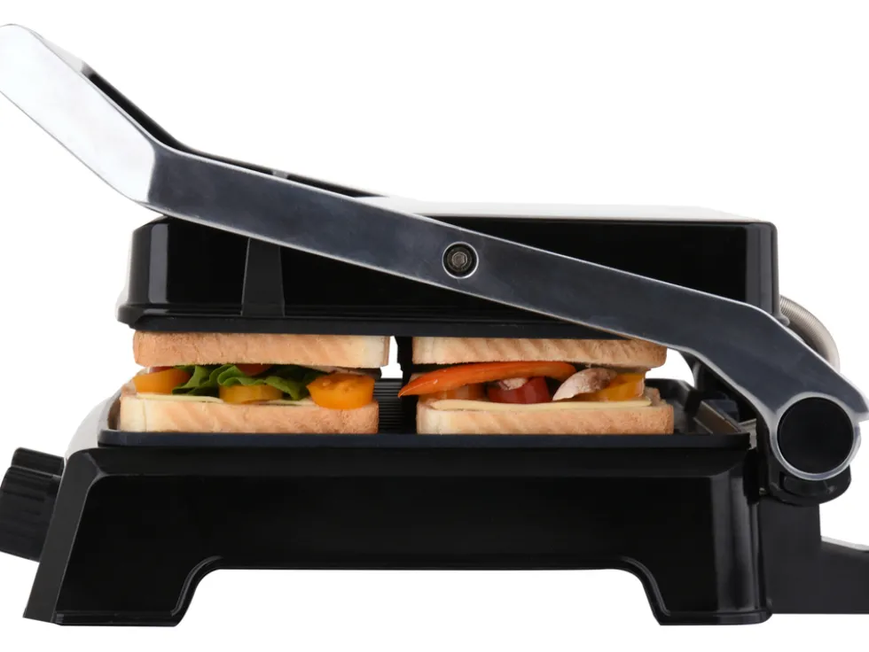 GRILL ELEKTRYCZNY 2000W, 29,5X24CM, TIMER