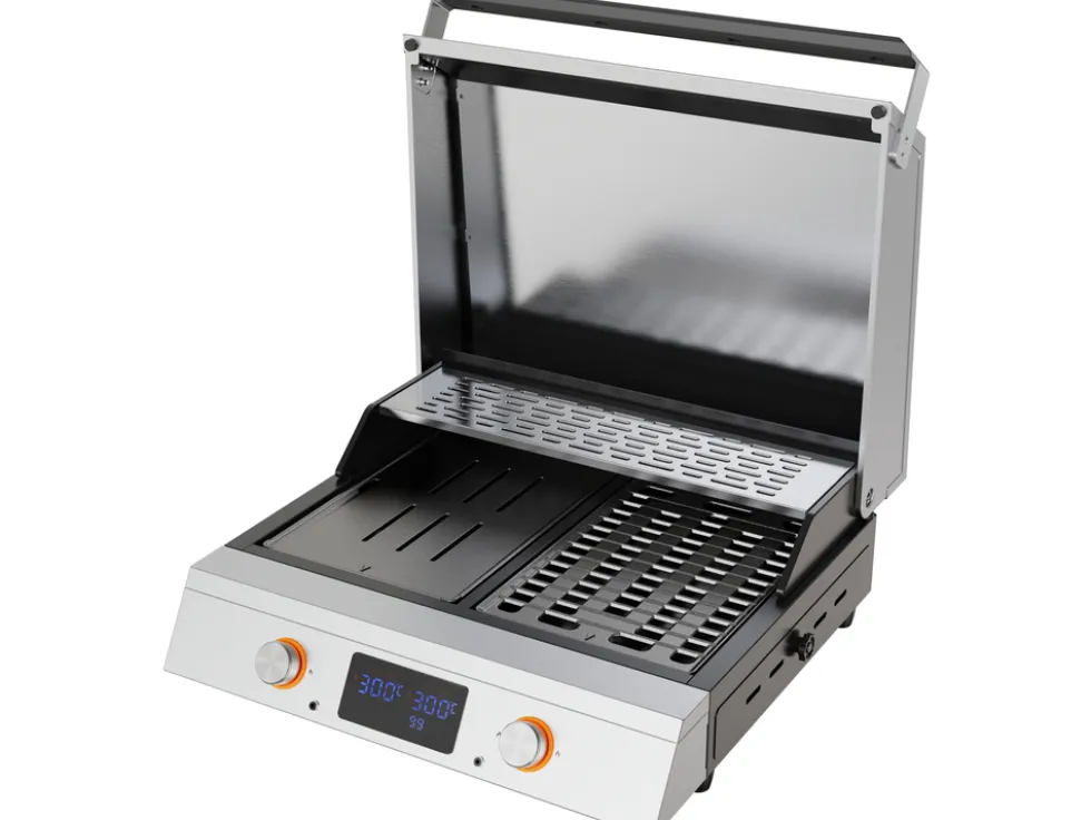 GRILL ELEKTRYCZNY YATOMI 2300W, PANEL LED