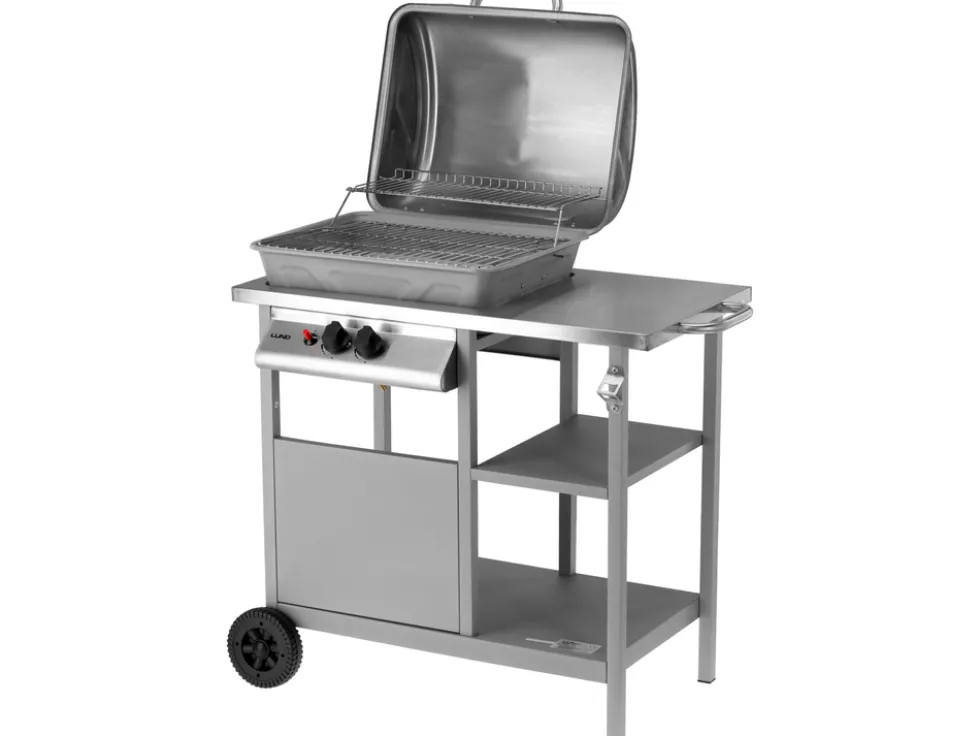 GRILL GAZOWY BAVEN, 2 PALNIKI 5,5KW S/S