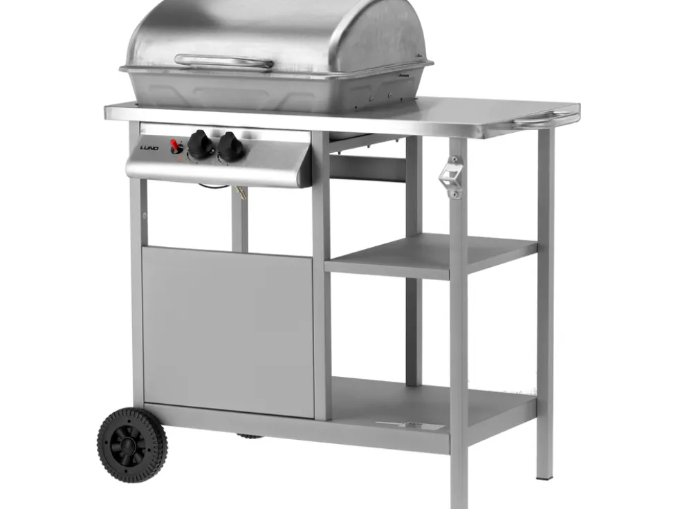GRILL GAZOWY BAVEN, 2 PALNIKI 5,5KW S/S