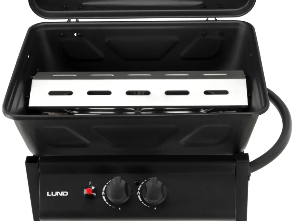 GRILL GAZOWY BAVEN, 2 PALNIKI 5,5KW CZARNY