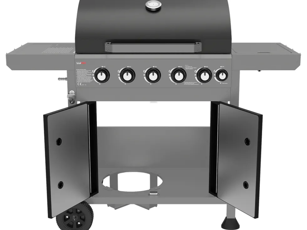 GRILL GAZOWY 5+1 ŻELIW RUSZT, 17,5KW